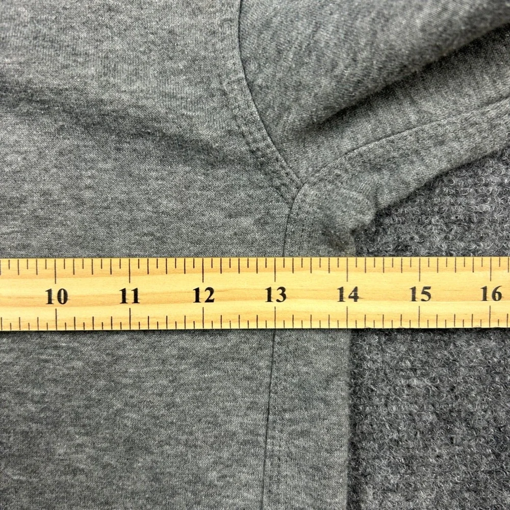 Nike Hoodie Kids‎ Size 6 Charcoal Grey Logo Pullover Fleece Sweatshirt